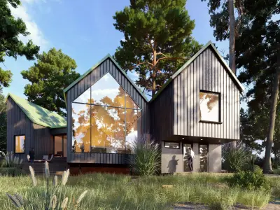 SCENE LUMION 11 5 AND ABOVE box house BY YOGA4ARCH  3D model