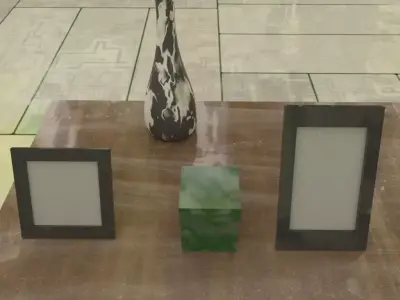 Drawers 4 with bonus objects 3D model