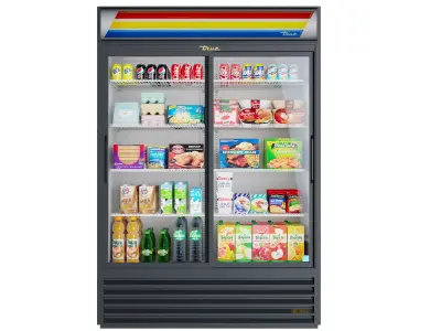 True  GDM-47-LD Glass Door Marchendiser 3D model