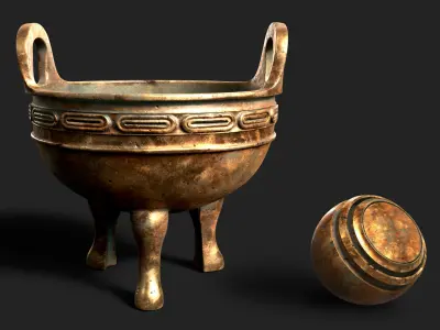 20 Materials Of Ancient Metal Containers 01 Texture