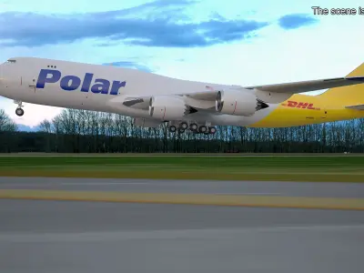  Boeing 747-8 DHL Polar Air Cargo 