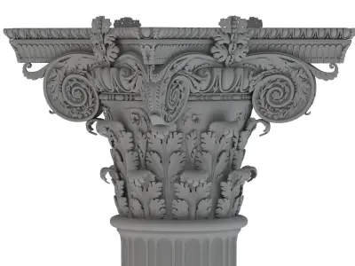 Composite Column 02 3D model