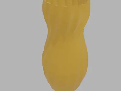 Faceted Hourglass Vase 3D Printable Files 3D print model