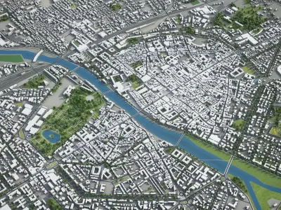 Parma  Low-poly 3D model