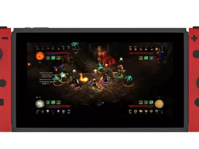 Nintendo Switch 3D model Low-poly 3D model