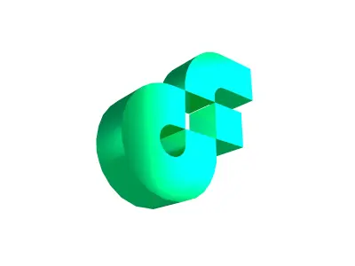 Flow Coin v1 002 Low-poly 3D model