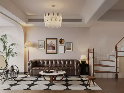 apartment interior scenes    3D model 21