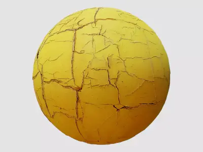 Cracked Paint PBR Texture Texture