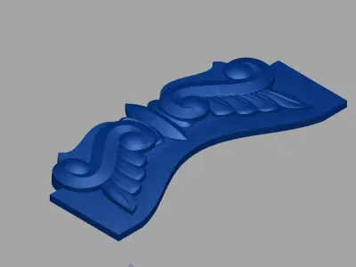 design27 ornate piece of furniture 3D model