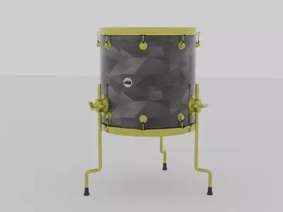 Drum tom floor 3D model
