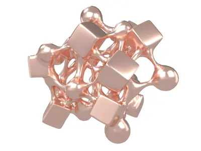 Abstract Shape v44 003 Low-poly 3D model