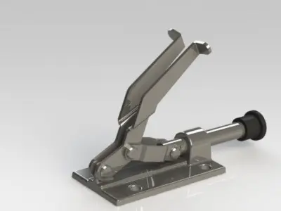 Clamp metal Free 3D model