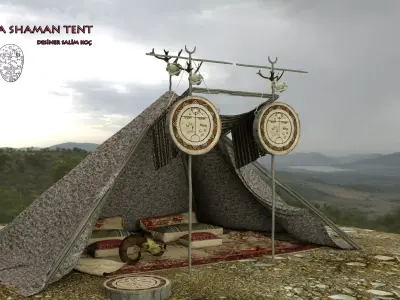Tuva  Shaman Tent 3d model 3D model