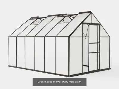 Collection of Greenhouse Merkur 9900 - 6 Models 3D Model Pack