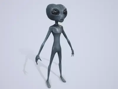 Alien Character 3D model