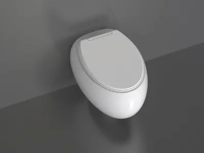 WC3 Toilet 3D model