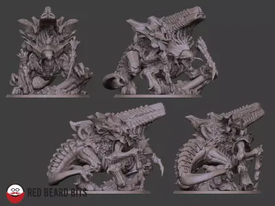 Xenoteras Exodon 3D print model