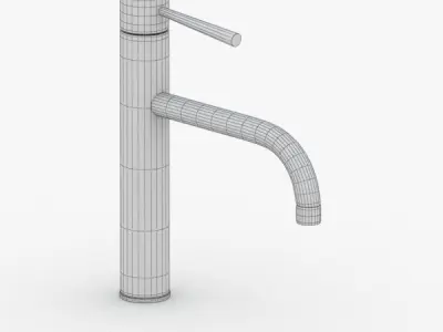1647 - Water Tap Low-poly 3D model