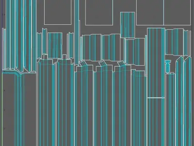 Wood Window 3D model