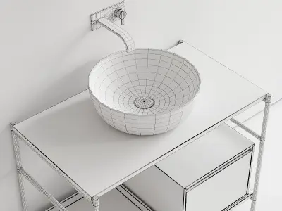 Nic Design Velo 87 Vanity unit 3D model