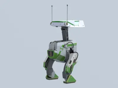 New NVIDIA and Disney Robot 3D model