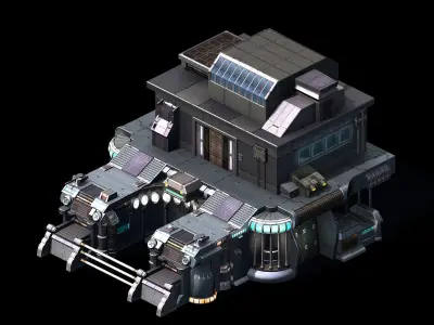 Future City - Weapons Library 03 3D model