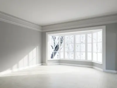 Empty interior 3D model