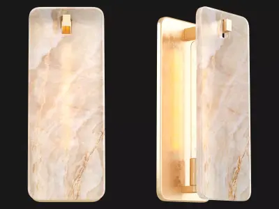 Calamette Onyx Sconce 3D model