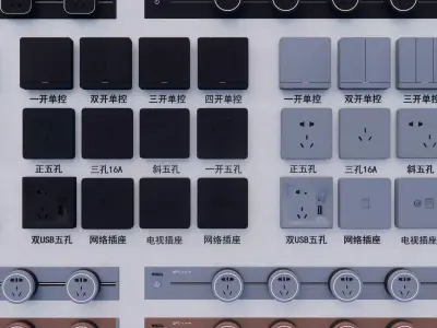 Switch and Outlet Collection-A2 3D model