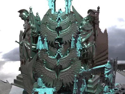 Angel City Energy generator Kit bash 3D model