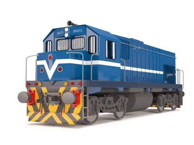 locomotive EMD G22W  3D model