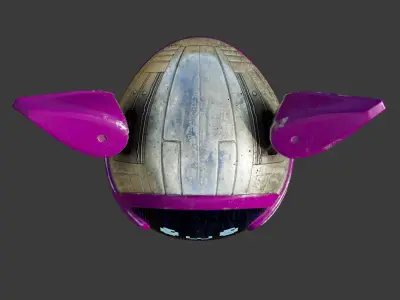 Little Companion Robot For Games Low-poly 3D model