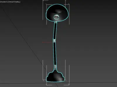Low poly Table Lamp  Low-poly 3D model