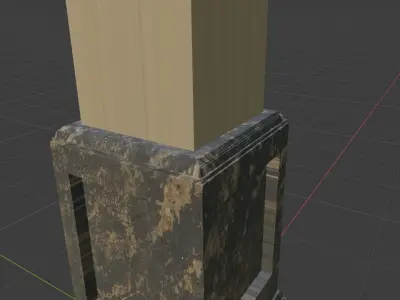 Architectural Column 3D model