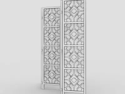 Room Divider 03 3D model