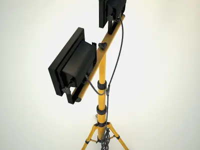 Tripod Tower Lighting 3D model