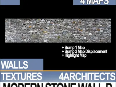 Modern Stone Wall D Texture