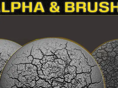 Ground Alpha and Brushes VOL 01 Texture