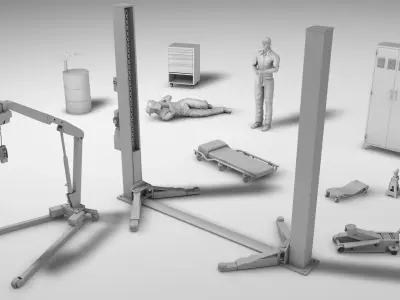 GARAGE COLLECTION locker 3D print model