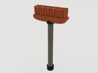 Lego Shovel and broom 3D model