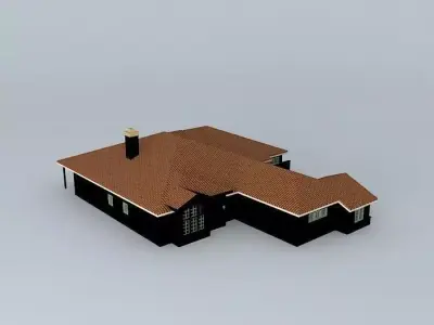 Spanish House Free 3D model