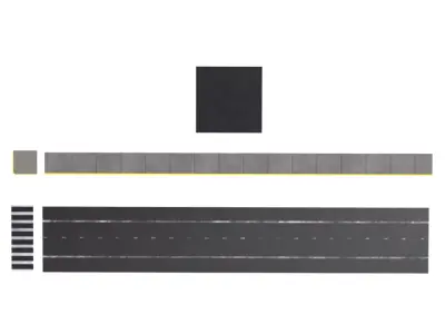 Street Roads Collection 3D model