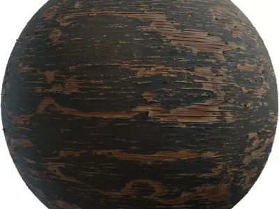 Distressed Painted Wood Texture