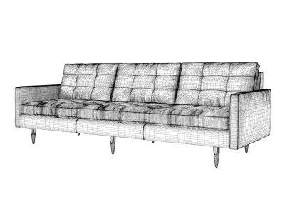 Petrie 3 Seater Sofa 3D model