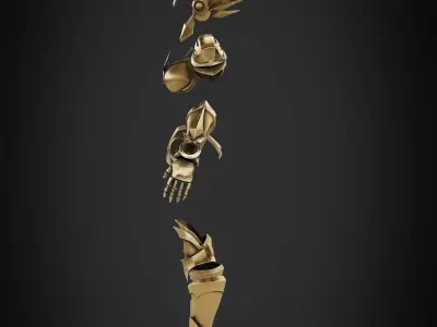 League of Legends Leona Armor for Cosplay 3D print model