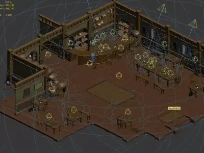 Funeral Place - Bar 02 3D model
