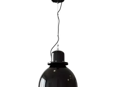 SVARTNORA Pendant lam  black38 cm 3D model