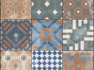 ABK Play Labyrinth Mix Multicolor Set 2 3D model