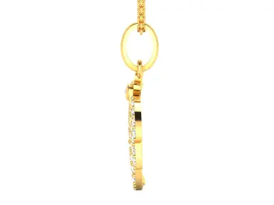Solitaire Pendants 3dm STL OBJ FBX Render Details 3D print model