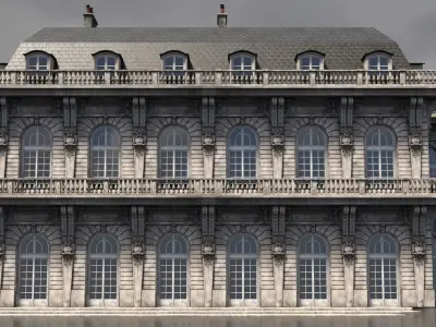Manor Renaissance Style 3D model